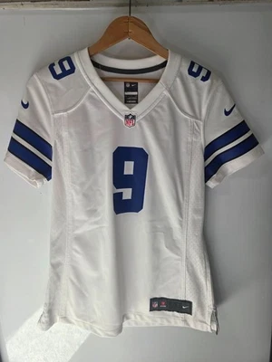 Camiseta Nike Dallas Cowboys Mujer Nike Tony Romo #9 Pequeña NFL Sobre el Campo Foto 1 de 3