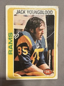 1978 Topps #265 Jack Youngblood Los Angeles Rams Football Card - Picture 1 of 3