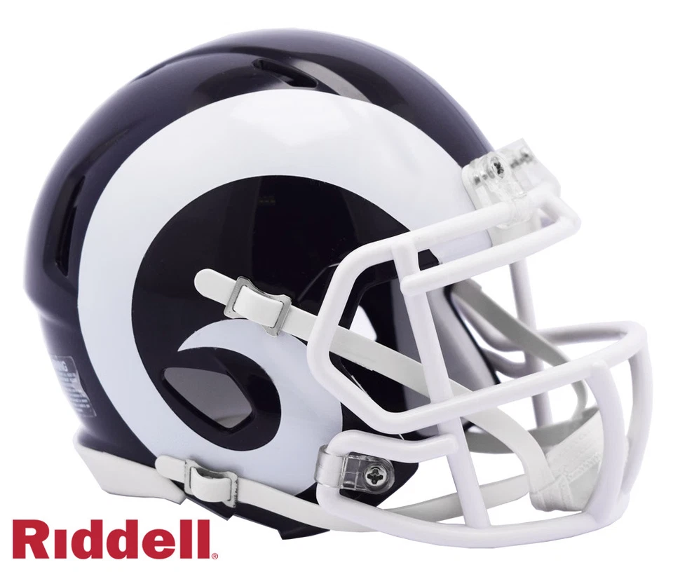 Los Angeles Rams 2017 Alternate Riddell Speed Mini Helmet