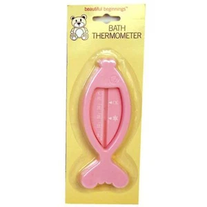beautiful beginnings Baby Bath Thermometer Fish Pink - Picture 1 of 1