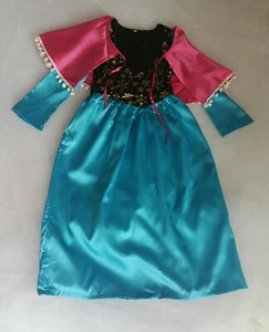 Girls Frozen Anna dress up Snowflake, cape Disney trip Halloween princess - Picture 1 of 2