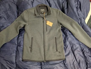 Filson Ridgeway Fleecejacke anthrazit meliert grau Polartec Pro Herren XS $ 130 - Bild 1 von 5