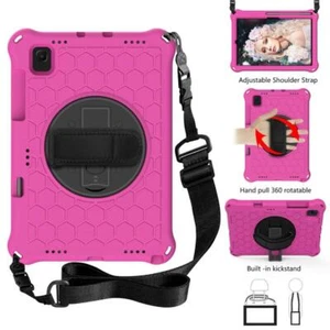 Kids Case For Samsung Tab S6 Lite 2024 S6 A7 S5E Shockproof Tablet Strap Cover - Picture 1 of 28