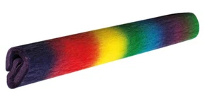 folia Krepppapier 250cm x 50cm Krepp regenbogen feuchtfärbend Rolle Bastelkrepp - Bild 1 von 1