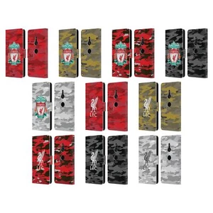 LIVERPOOL FC LFC CAMOU PU LEATHER BOOK WALLET CASE COVER FOR SONY PHONES 1 - Picture 1 of 16