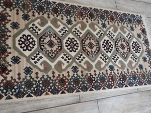 Oriental Kilim Design Machinemade Wool Rug 80x150 Cm - Picture 1 of 8