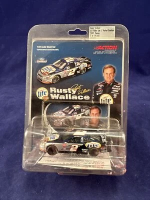 Rusty Wallace 2001 #2 Miller Lite Harley Davidson Ford Taurus Nascar Action 1:64 - Image 1 of 4