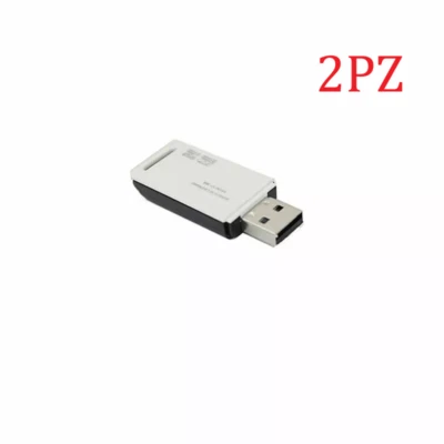 2PZ LETTORE ADATTATORE Scheda di memoria SD TF Micro USB OTC 2 in 1 per computer - Immagine 1 di 4