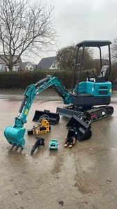 Akrotect Bagger AK13 excl. 3 Zylinder Perkins Diesel PAKETPREIS - Bild 1 von 1