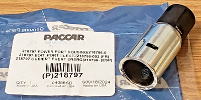 ~ CARCASA DE PUERTO DE ALIMENTACIÓN NUEVA GENUINA PACCAR OEM KENWORTH / PETERBILT ~ 218797 Foto 1 de 3