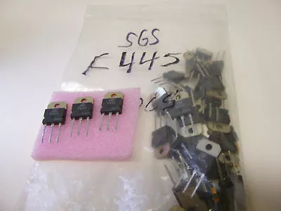 2 pieces SGSF445 NPN HIGH VOLT FAST POWER TRANSISTOR SGSF444 NEW - Image 1 of 3