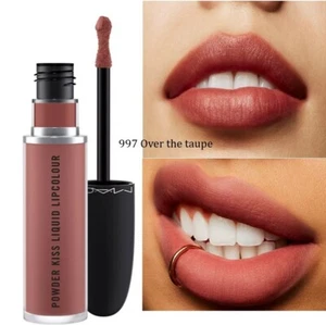 MAC Powder Kiss Liquid Lipcolour, 997 Over the taupe, NIB - Picture 1 of 2