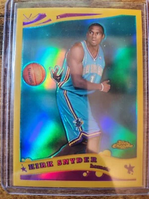 2005-06 Topps cromo Kirk Snyder refractor de oro 41/99 #122 New Orleans Hornets Foto 1 de 2