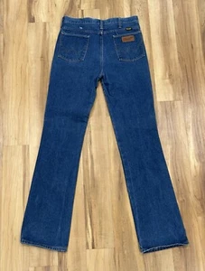 Wrangler Vintage 935NAV Jeans Mens 33x36 Slim Fit Cowboy Boot Cut MADE IN USA - Picture 1 of 16