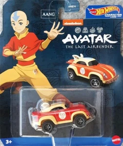 Hot Wheels Character Cars - Nickelodeon Avatar The Last Airbender AANG (BBHXD02) - Picture 1 of 1