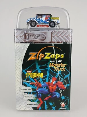 Spider-Man 4X4 Monstertruck Hummer H1 ZipZaps 600-7060 Marvel Wireless Micro RC - Bild 1 von 4