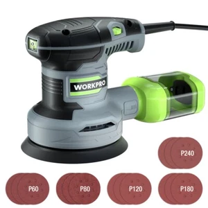 5" Random Orbit Sander 6 Variable Speeds 7000 to14000 RPM 2.5Amp Electric Sander - Picture 1 of 9