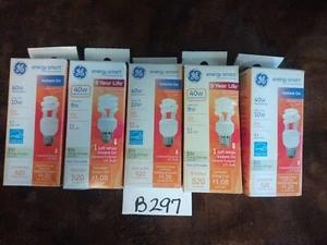 5 GE Energy Smart Instant On 40W CFL Bulbs - Picture 1 of 3