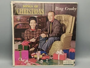 BING CROSBY Songs Of Christmas Vinyl LP 1960 Press Decca Mono Custom La-Z-Boy - Picture 1 of 11