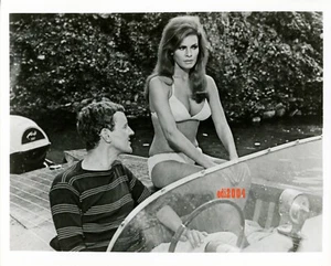 RAQUEL WELCH Vintage Original Photo SEXY Bikini in Boat "FATHOM"  Rare Scene '67 - Picture 1 of 2