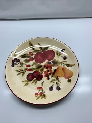 Oneida 全新托斯卡纳收获手绘陶器沙拉盘 — 第 1/4 张图片