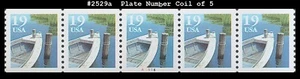 USA3 #2529a MNH PNC5 Pl #A5556 Fishing Boat - Picture 1 of 1