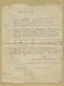 Laurent Tailhade (1854-1919) - Poète & polémiste - Poème autographe signé - 1891 - Foto 1 di 2