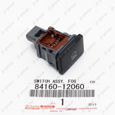 Interruptor de luz antiniebla OEM genuino TOYOTA C-HR RAV4 SCION tC iQ FR-S 84160-12060 Foto 1 de 4
