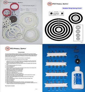 Kit de puesta a punto de máquina de pinball Zaccaria Lucky Fruit 1975 - ¡Incluye anillos de goma! - Imagen 1 de 1