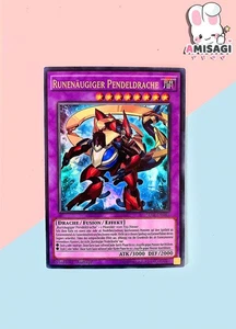 Yu-Gi-Oh! Card - Runenäugiger Pendulum Dragon SECE-DE045 TCG German Trading Card - Picture 1 of 3