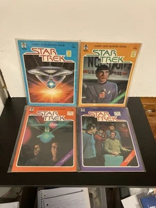 1982 Merrigold Press -Star Trek lot of 4 Color/Activity books- Unused- Ex/NM - Picture 1 of 2