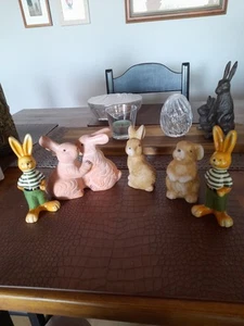 Oster Deko Hasenfamilie sehr schönes Set - Bild 1 von 4