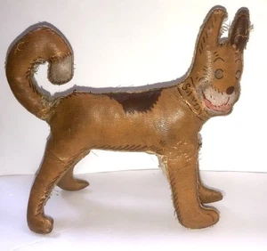 "Sandy PAL Dog 1930's Little Orphan Annie Comics tela de aceite de doble cara 9"" x 9""" - Imagen 1 de 16
