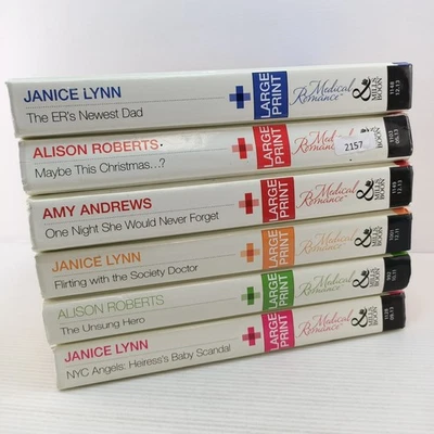 6x Mills & Book Large Print Medical Romance Book Bundle Maybe This Christmas..? - Image 1 of 4