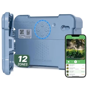 Outdoor Smart Sprinkler Controller, 12-Zone WiFi Irrigation Controller with H... - Bild 1 von 7