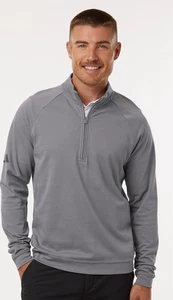 Adidas - Club Quarter-Zip Pullover Grau Neu Mit Etikett Large - Bild 1 von 3