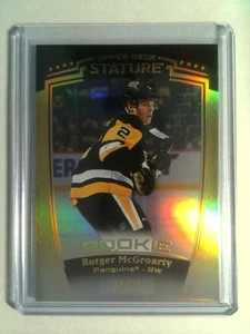 2024-25 Upper Deck Stature Hockey - Gold - Rookie - Rutger McGroarty #39/50 - Bild 1 von 2