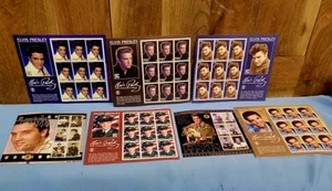 ELVIS PRESLEY Stamps 7 Different Sheets - Picture 1 of 6