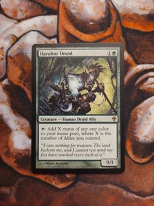 Harabaz Druid Worldwake WWK MTG Magic the Gathering 1st Edition - Picture 1 of 2