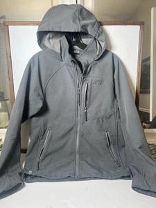 Outdoor Research Hoodie Mens S Grey Fleece Lined Jacket Windbreaker Hiking - Picture 1 of 9