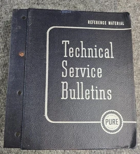 40s 50s Pure Oil Company Technical Service Bulletins Reference Binder Documents - Picture 1 of 9