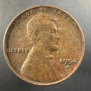 1954-D Lincoln Wheat Cent – Well-Worn Detail - Picture 1 of 4