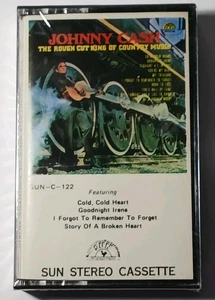 NEW FACTORY SEALED Vintage Johnny Cash Cassette Tape Sun Records Country Music - Foto 1 di 24