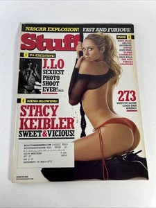 STUFF MAGAZINE STACY KEIBLER and J.LO MARCH 2006 VERY GOOD CONDITION - Picture 1 of 5