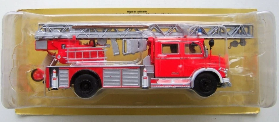IXO - MERCEDES L1519 DLK30 Camión de bomberos naranja - 1/43 - MAGFIRESP14 - Imagen 1 de 1