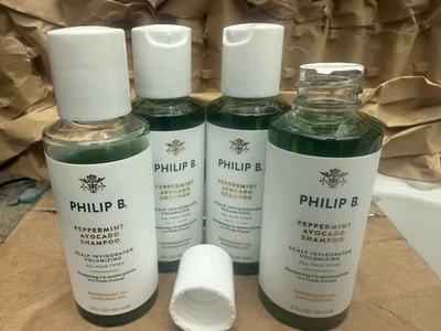 Juego de champú y acondicionador de aguacate Philip B. Peppermint de 4-2 fl oz nuevo sellado Foto 1 de 3