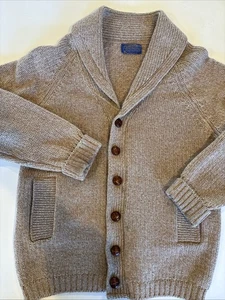 Vintage Pendleton Pure Wool Shawl Collar Sweater Men’s SZ Med Made In USA - Picture 1 of 13