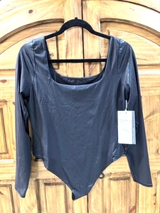 Women's Lululemon Wundermost Nulu Square-Neck Long-Sleeve Shine Bodysuit XS NWT - Picture 1 of 3