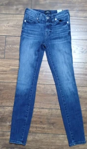 True Religion Halle Mid Rise Super Skinny Jeans Size Dark Wash Denim - Picture 1 of 4