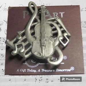 Pin de peltre Spoontiques violín con notas musicales pin numerado - Imagen 1 de 6